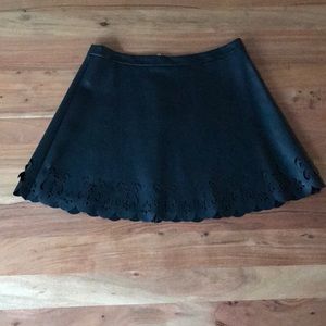 Club Monaco Faux leather skirt